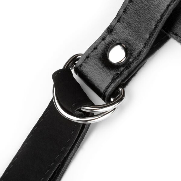Fetish Collection - Dubbel Dildo Strap-On Set - Zwart - Afbeelding 4