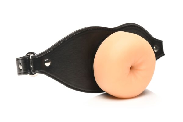 XR Brands - Ass Face Mouth Gag - Beige - Afbeelding 2