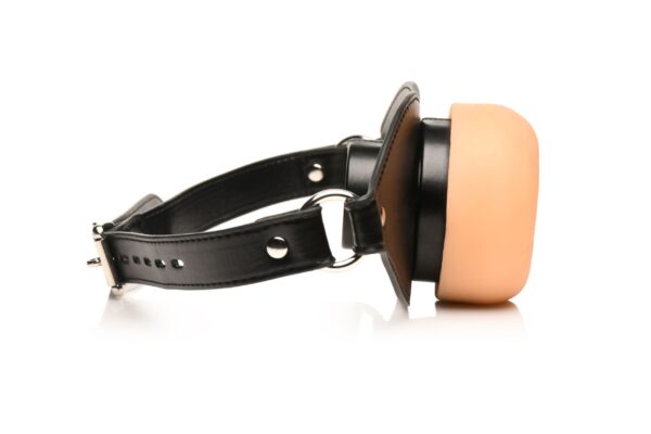 XR Brands - Ass Face Mouth Gag - Beige - Afbeelding 3
