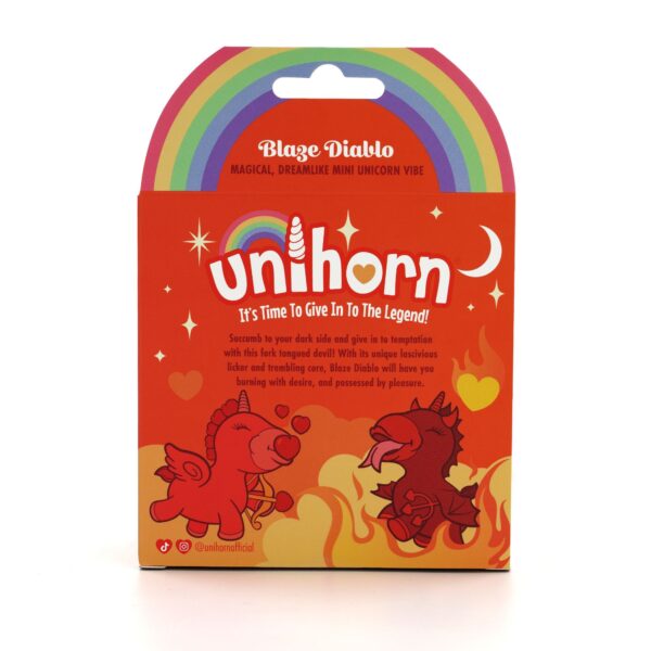 Unihorn - Blaze Diablo Vibrator - Rood - Afbeelding 6