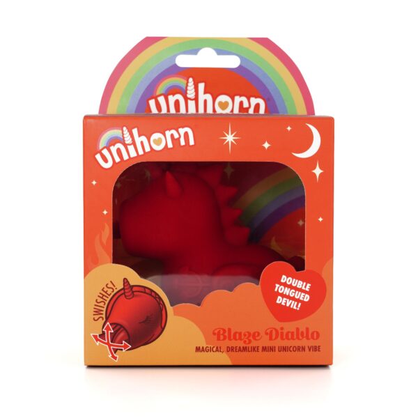 Unihorn - Blaze Diablo Vibrator - Rood - Afbeelding 5