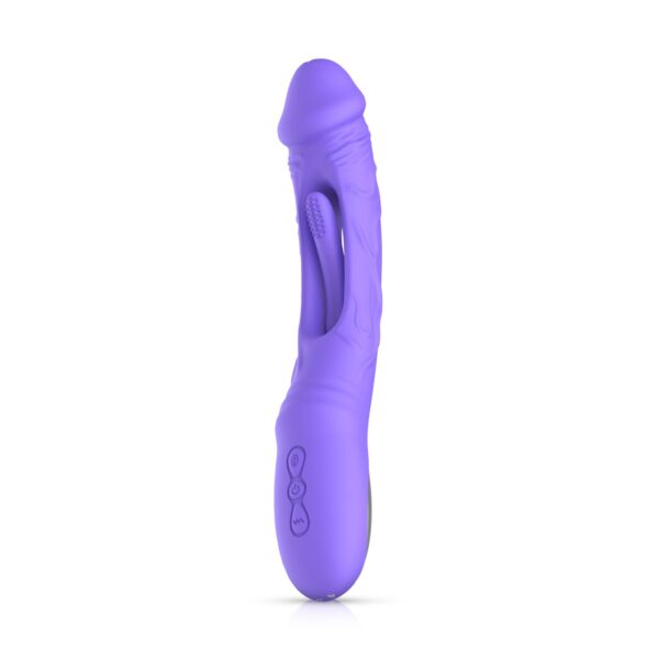 Good Vibes Only - Flax Vibrerende Dildo met G-Spot Stimulator - Afbeelding 6
