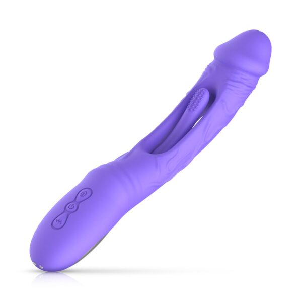 Good Vibes Only - Flax Vibrerende Dildo met G-Spot Stimulator - Afbeelding 11