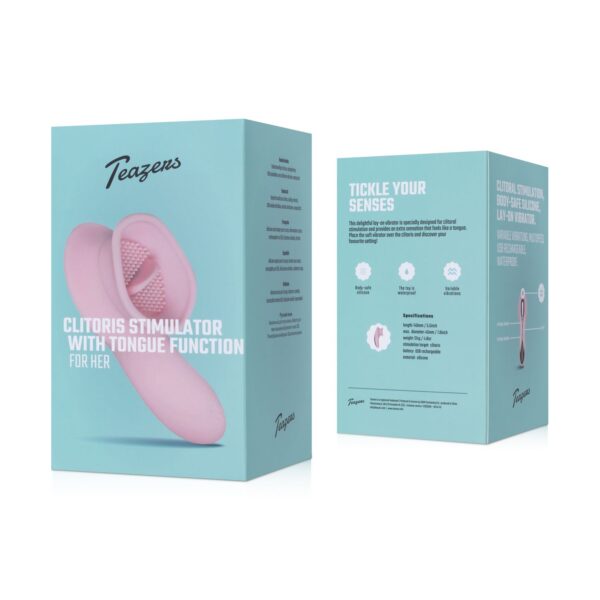 Clitoris Vibrator Met Tong - Roze - Afbeelding 11