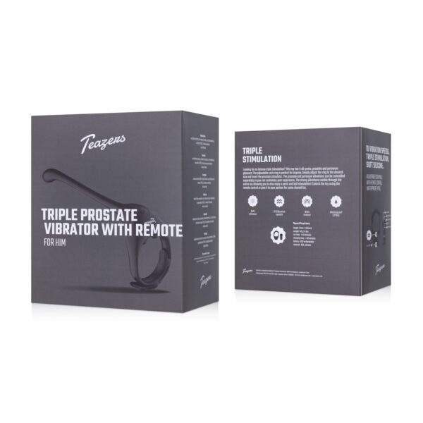 Teazers Driedubbele Prostaat Vibrator met Afstandsbediening - Afbeelding 16