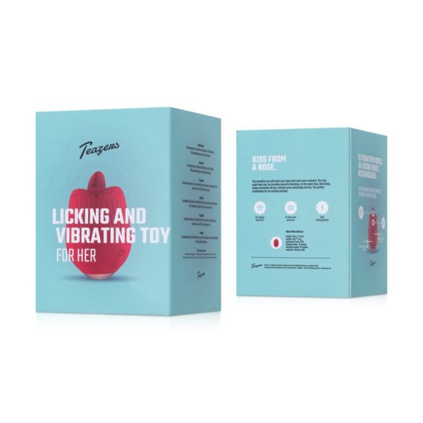 Teazers Roos Vibrator - Likken en Vibreren - Afbeelding 11