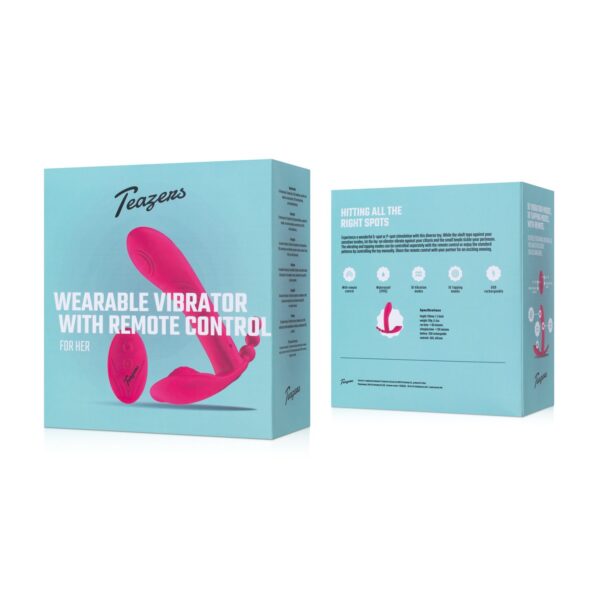 Teazers Draagbare Vibrator met Afstandsbediening - Afbeelding 13