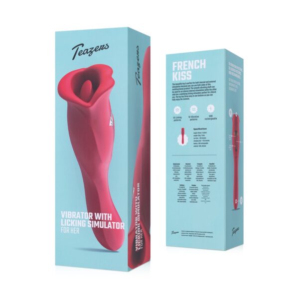 Teazers Vibrator met Likkende Clitoris Stimulator - Afbeelding 13