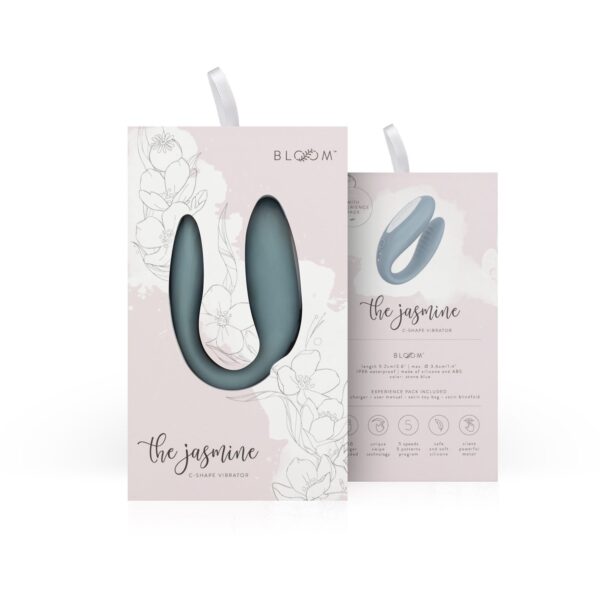 Bloom - The Jasmine C-vormige Vibrator - Groen - Afbeelding 8