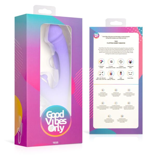 Good Vibes Only - Tess Rabbit Vibrator met G-Spot stimulator - Afbeelding 13