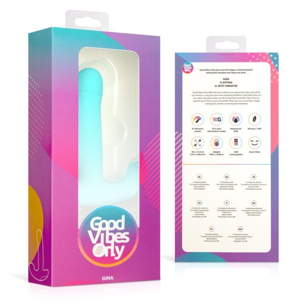 Good Vibes Only - Gina Tappende G-spot Vibrator - Afbeelding 13