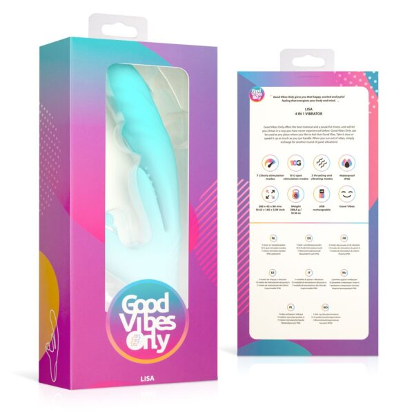 Good Vibes Only - Lisa Stotende Rabbit Vibrator met G-Spot stimulator - Afbeelding 13
