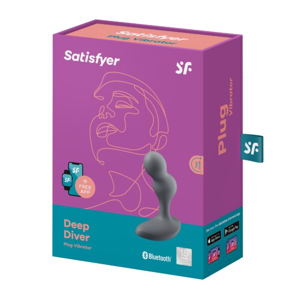 Satisfyer Deep Diver Connect App - Grijs - Afbeelding 7