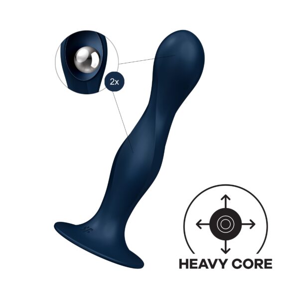 Satisfyer Double Ball-R - Donkerblauw - Afbeelding 3