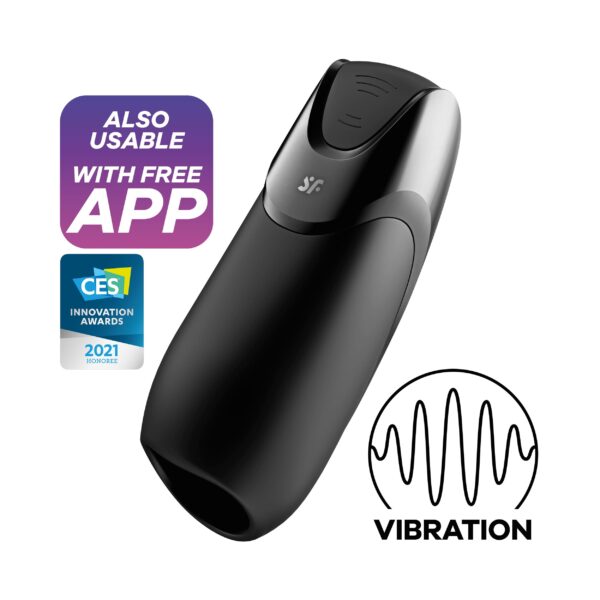Satisfyer Men Vibration+ Connect App - Zwart - Afbeelding 2