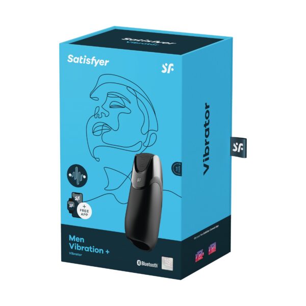 Satisfyer Men Vibration+ Connect App - Zwart - Afbeelding 7