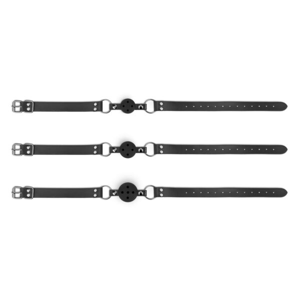Bedroom Fantasies - Set van 3 Ball Gags - Zwart - Afbeelding 3