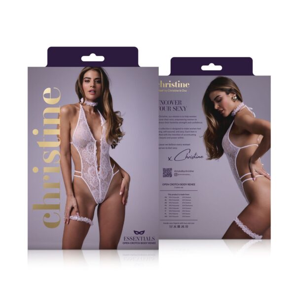 Open kruis Body-Set Renee - Wit - Afbeelding 11