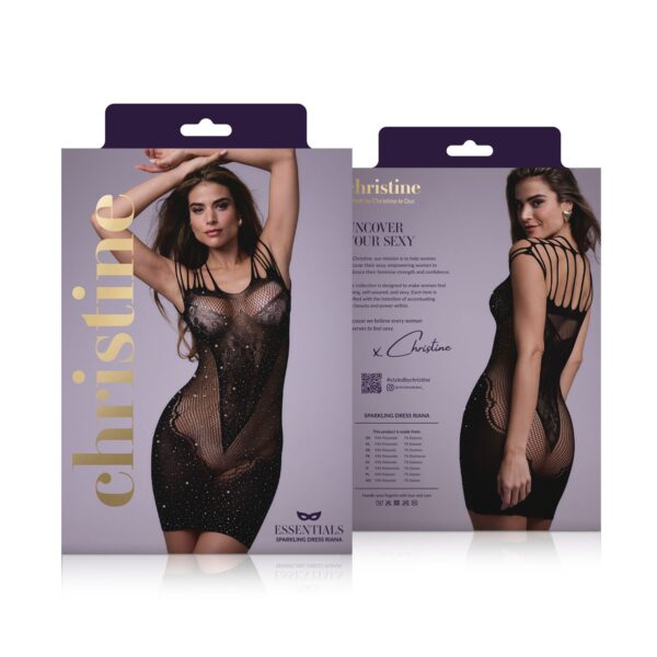 Glitter Jurkje Riana - zwart - Afbeelding 12