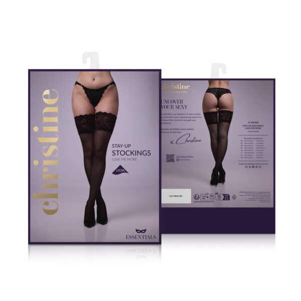 Exclusieve Stay ups - Love me more - zwart - Afbeelding 8