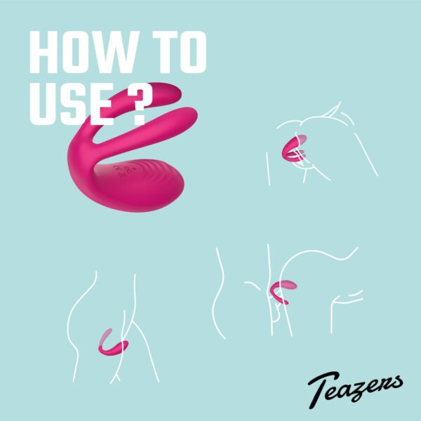 Teazers Koppel vibrator met Afstandsbediening - Afbeelding 13