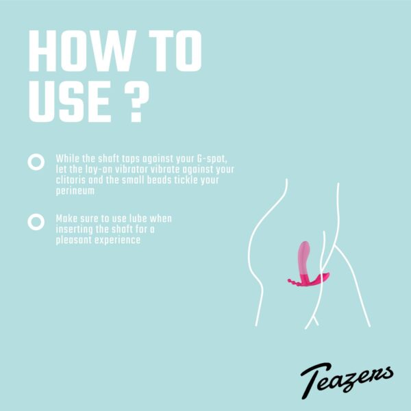 Teazers Draagbare Vibrator met Afstandsbediening - Afbeelding 3