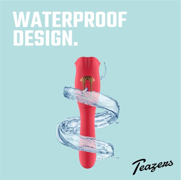 Teazers Vibrator met Likkende Clitoris Stimulator - Afbeelding 7