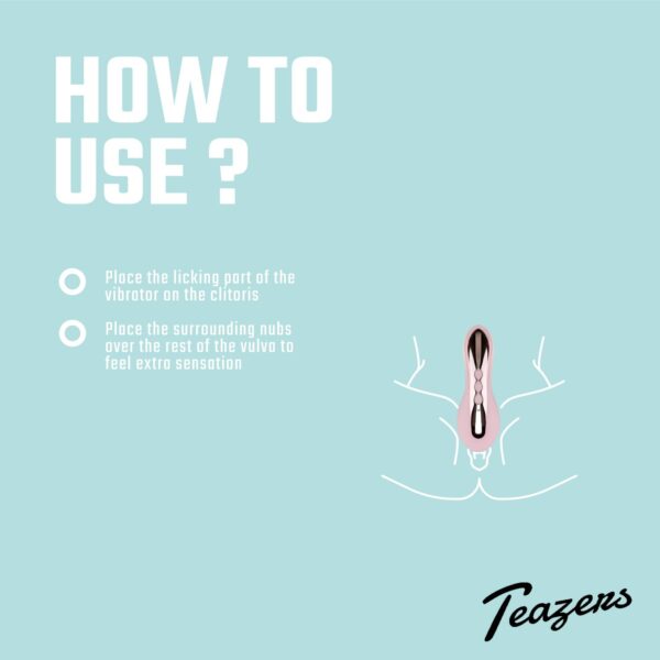 Clitoris Vibrator Met Tong - Roze - Afbeelding 4