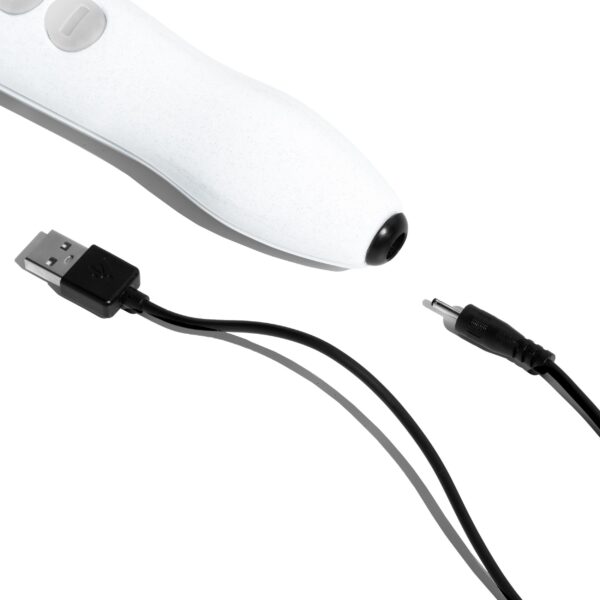 Doxy - Die Cast R Oplaadbare Wand Massager Stardust - Wit - Afbeelding 5