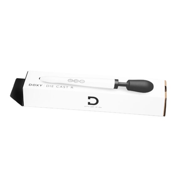 Doxy - Die Cast R Oplaadbare Wand Massager Stardust - Wit - Afbeelding 6