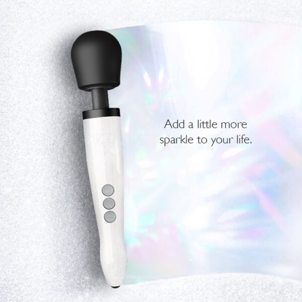 Doxy - Die Cast R Oplaadbare Wand Massager Stardust - Wit - Afbeelding 7