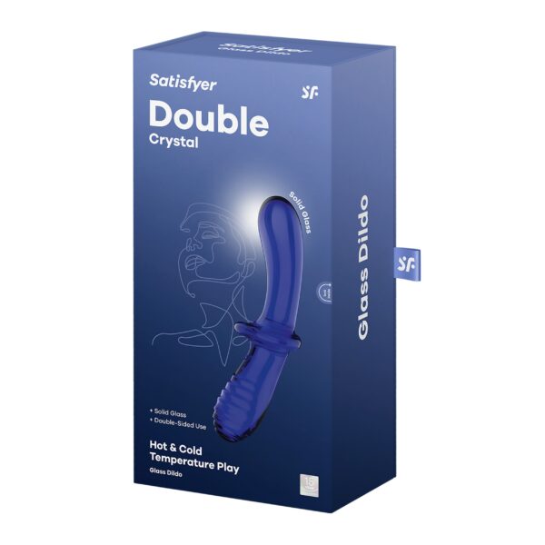 Satisfyer Double Crystal – Lichtblauw - Afbeelding 6