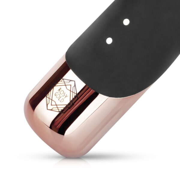 Rosy Gold - Rabbit Vibrator Met Stootfunctie - Zwart - Afbeelding 7