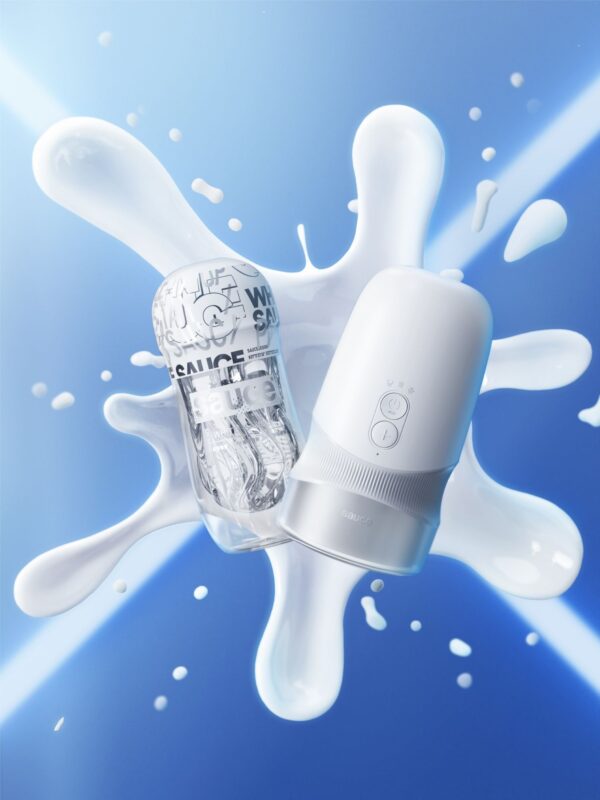 Sauce - Extra Sauce Automatische Masturbator - Wit - Afbeelding 6