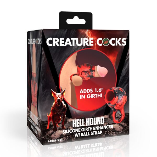 XR Brands - Hell Hound Ballstretcher - Rood - Afbeelding 16