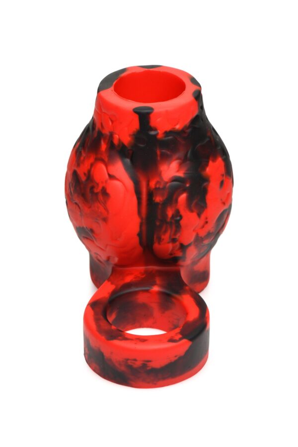 XR Brands - Hell Hound Ballstretcher - Rood - Afbeelding 4