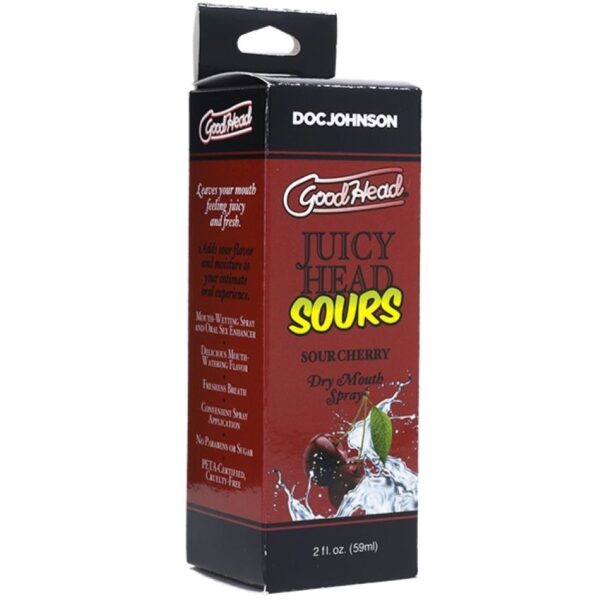 Doc Johnson - GoodHead Juicy Head Dry Mouth Spray Sour -  Kers - 60 ml - Afbeelding 2