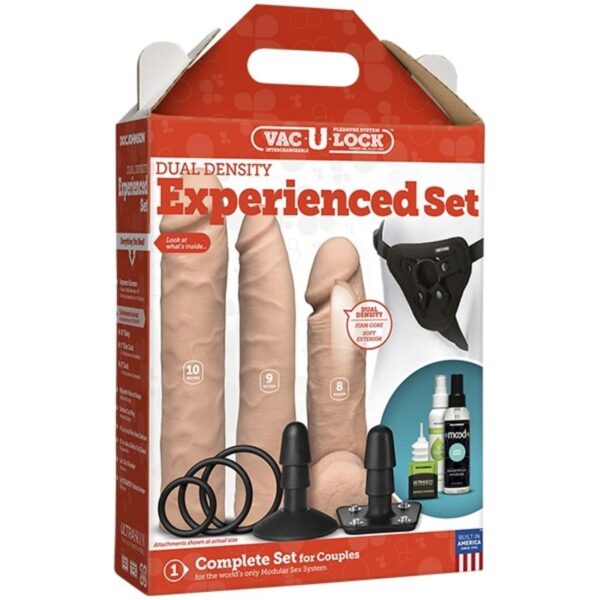 Doc Johnson - VacULock Dual Density Experienced Set - Beige - Afbeelding 6
