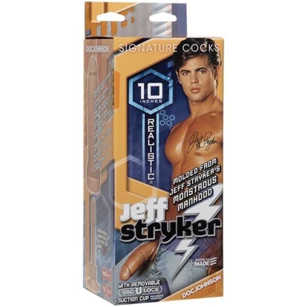 Doc Johnson - Signature Cocks Jeff Stryker Realistische Penis - Beige - Afbeelding 4