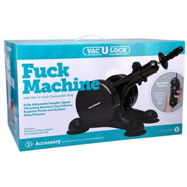 Doc Johnson - VacULock Fuck Machine - Zwart - Afbeelding 4