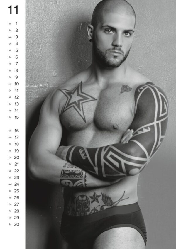 Pin-up Kalender Men 2025 - Afbeelding 2