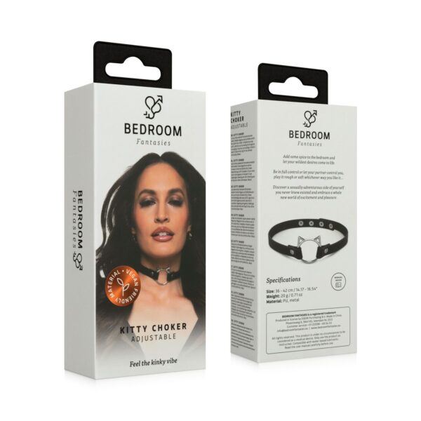 Bedroom Fantasies - Kitty Choker - Zwart - Afbeelding 7