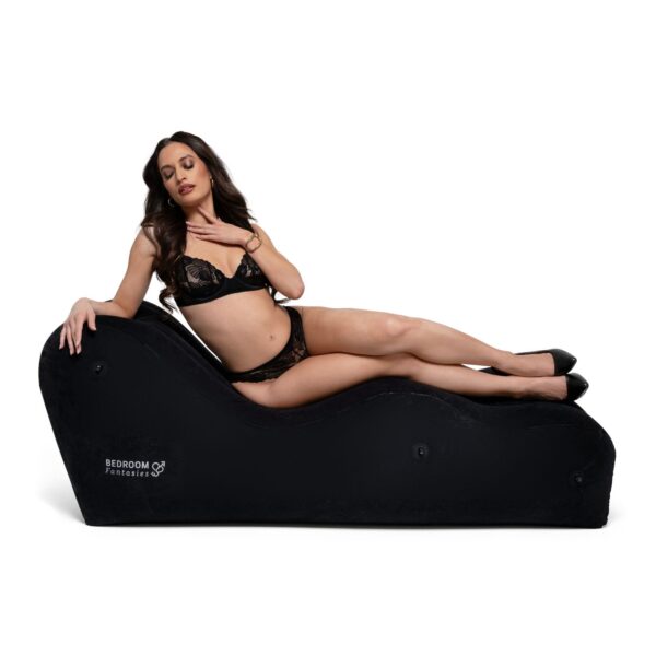 Bedroom Fantasies - The Lounger Opblaasbare Bank - Zwart - Afbeelding 2