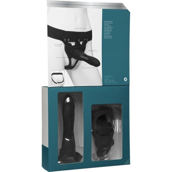 Doc Johnson - Body Extensions BE Strong 2-delige set - Zwart - Afbeelding 6