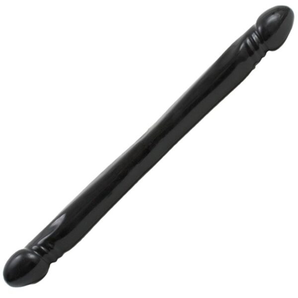 Doc Johnson - Klassieke Dubbele Dildo - Zwart - Afbeelding 3