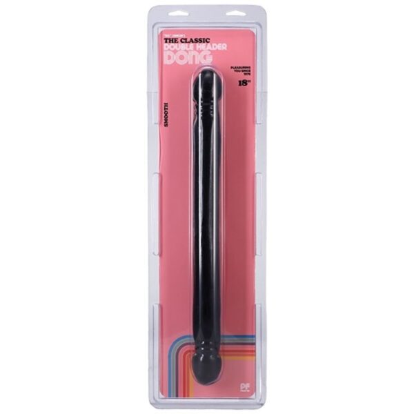 Doc Johnson - Klassieke Dubbele Dildo - Zwart - Afbeelding 4
