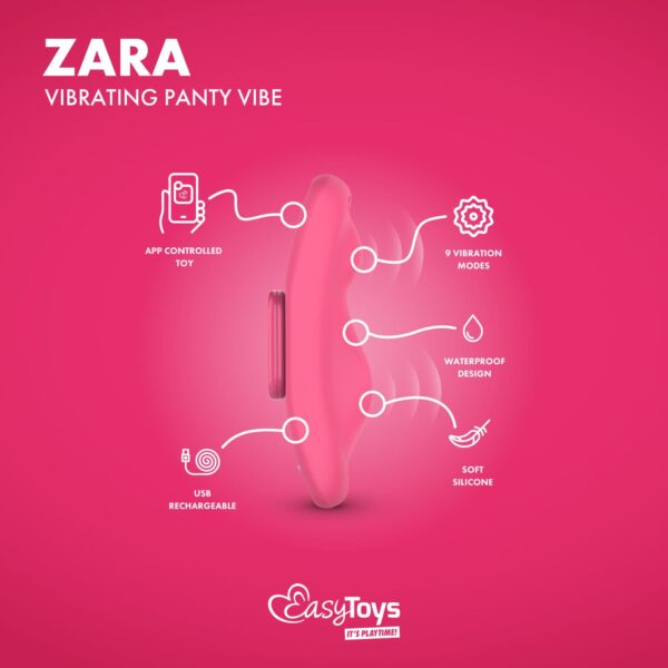 EasyConnect - Panty Vibrator Zara app gestuurd - Afbeelding 3