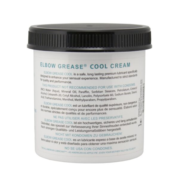 Elbow Grease - Cool Cream Jar - 443 ml - Afbeelding 2