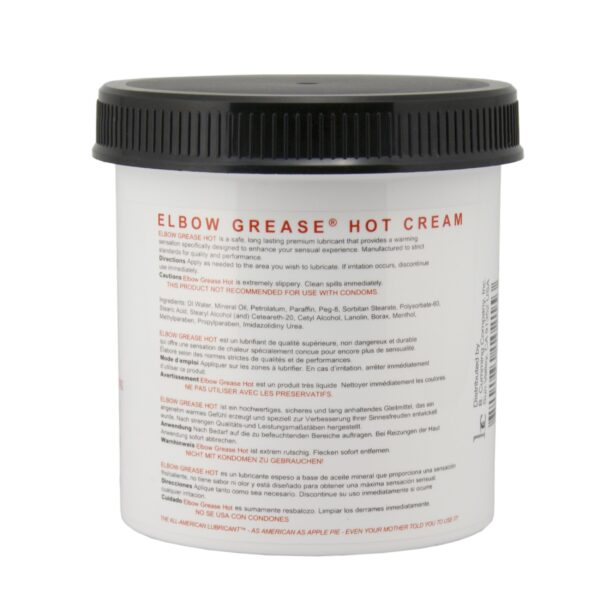 Elbow Grease - Hot Cream Jar - 443 ml - Afbeelding 2