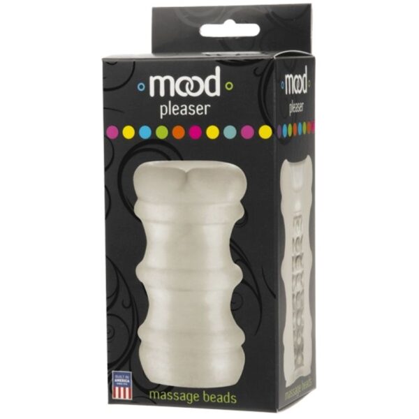Doc Johnson - Mood ULTRASKYN Stroker Pleaser Massage Beads - Wit - Afbeelding 3